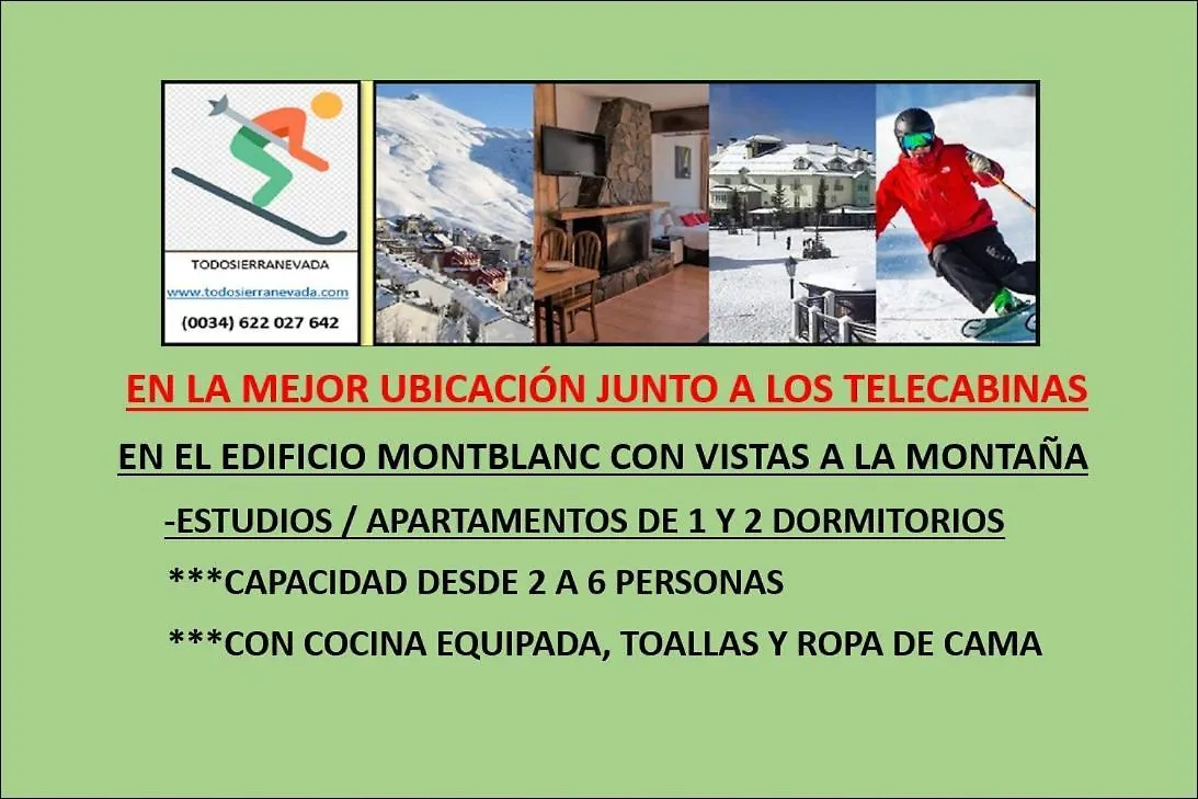 Todosierranevada Zona Baja - Montblanc Vistas A La Montana - Junto A Los Telecabinas Sierra Nevada Spanje